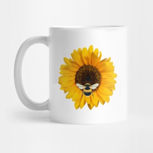 Bee On A Sunflower Mug